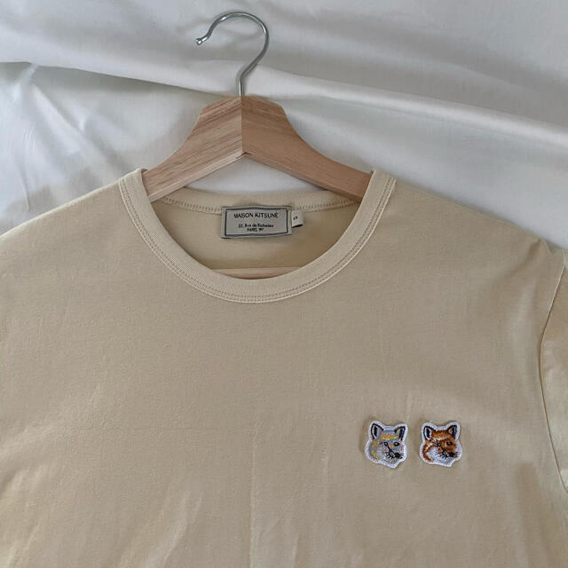 Maison kitsune Tシャツ ベージュ