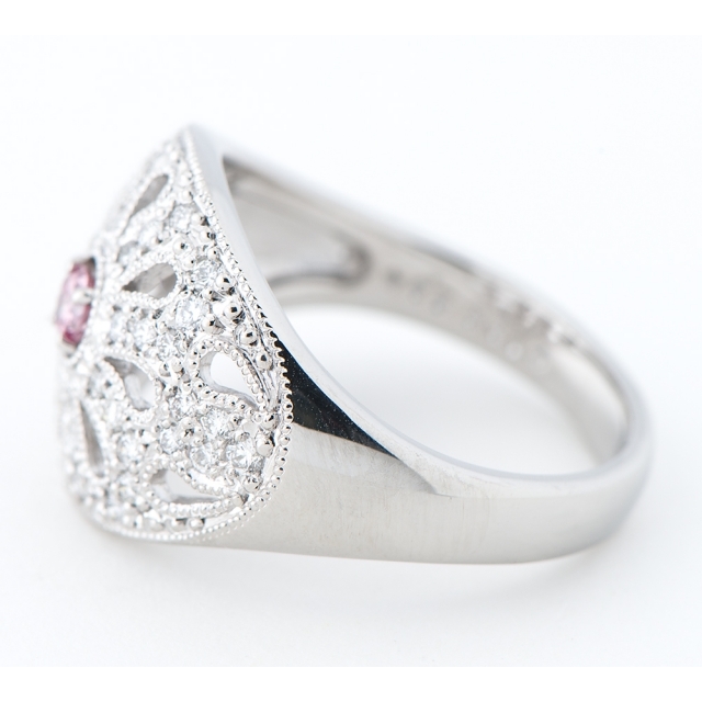 FANCY INTENSE PURPLISH PINK  ダイヤモンド 0.0 レディースのアクセサリー(リング(指輪))の商品写真