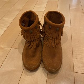 ミネトンカ(Minnetonka)のミネトンカ　ショートブーツ　フリンジブーツ(ブーツ)