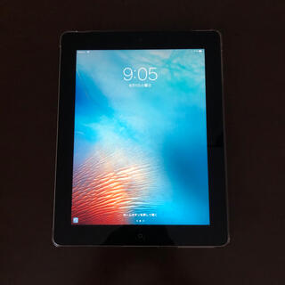 アイパッド(iPad)のiPad 第4世代WiFi+Cellular ME406J/A 128GB BK(タブレット)