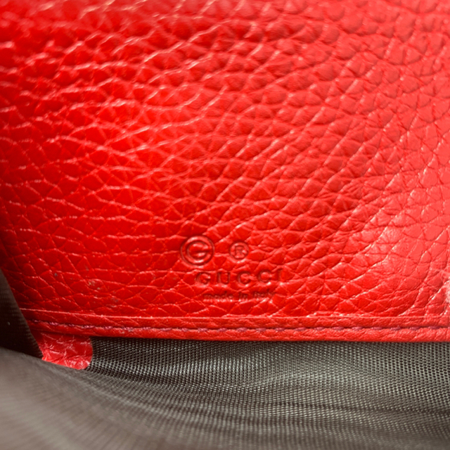 Gucci(グッチ)の【eikoさま専用】GUCCI グッチ 長財布 SOHO  赤 598187 レディースのファッション小物(財布)の商品写真