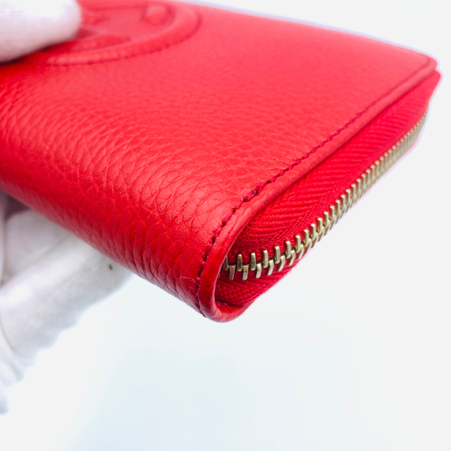 Gucci(グッチ)の【eikoさま専用】GUCCI グッチ 長財布 SOHO  赤 598187 レディースのファッション小物(財布)の商品写真