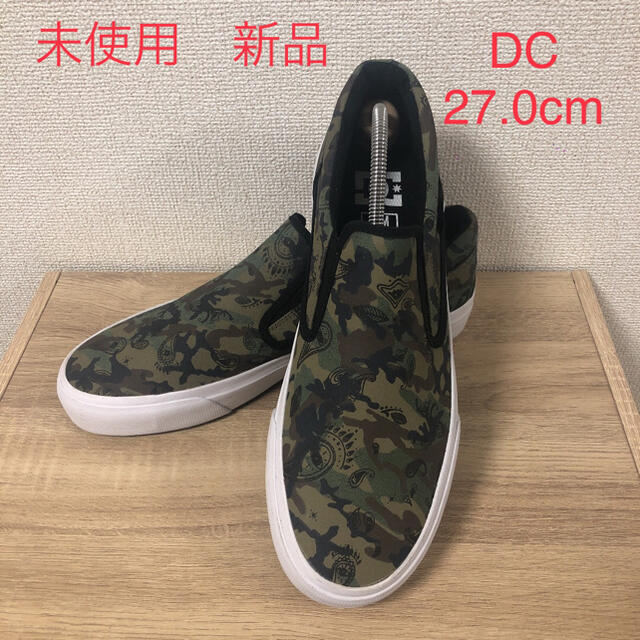 未使用　新品　メンズ　DC SHOES ディーシーシューズ 27.0  迷彩