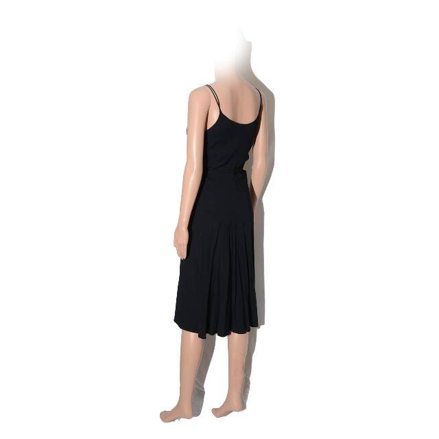 ANNA MOLINARI(アンナモリナーリ)のアンナモリナーリ　クチュール 黒ドレス キャミソールワンピース I40  レディースのワンピース(ひざ丈ワンピース)の商品写真