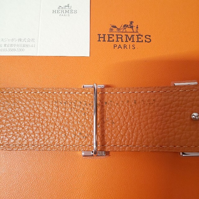 ★HERMES★エルメス ベルト Hバックル(T刻印2015年)希少のブルー♪