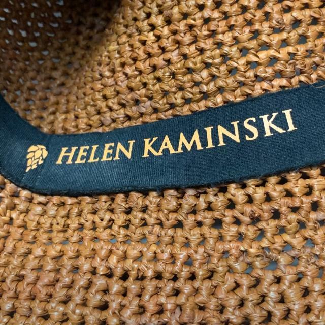 HELEN KAMINSKI(ヘレンカミンスキー)のヘレンカミンスキー ブラウン ラフィア	 レディースの帽子(ハット)の商品写真