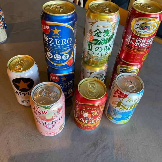 キリン(キリン)のKIRIN、Asahi、Sapporo 、suntory24缶バラエティーSET 食品/飲料/酒の飲料(その他)の商品写真