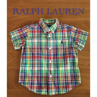 ラルフローレン(Ralph Lauren)のラルフローレン 半袖チェックシャツ(ブラウス)