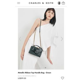 チャールズアンドキース(Charles and Keith)のcharleskeith 日本未発売　ハンドバッグ(ハンドバッグ)