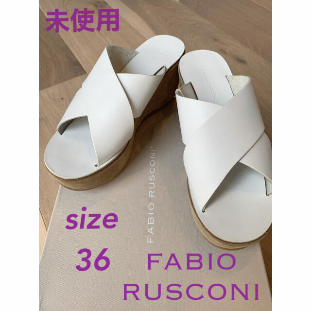 レディース【新品未使用】FABIO RUSCONI ファビオルスコーニ サンダル ...