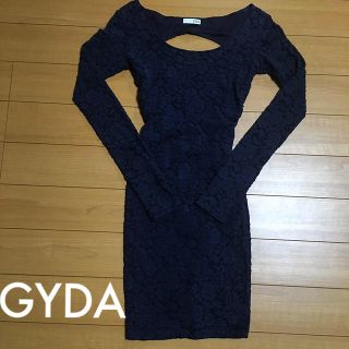 ジェイダ(GYDA)の美品 GYDA 背中あき ワンピ(ミニワンピース)