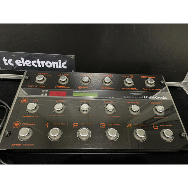G-system ギターエフェクター 純正ケース付き TC Electronicの G-system ギターエフェクター 純正ケース付き TC Electronicの