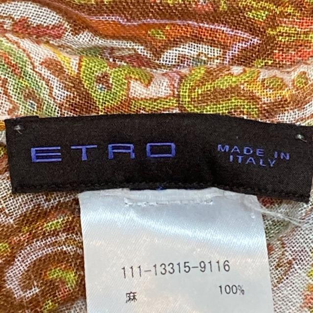 ETRO(エトロ)のETRO(エトロ)美品  - 麻 レディースのファッション小物(マフラー/ショール)の商品写真