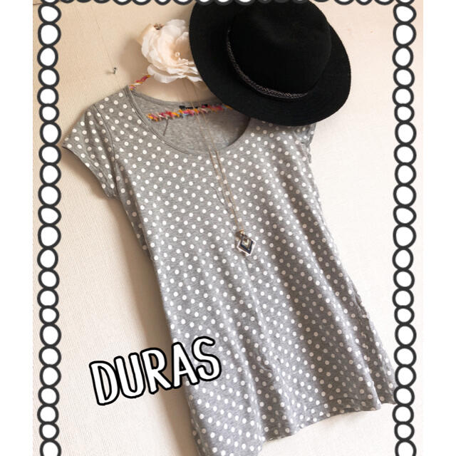 DURAS(デュラス)の★SUMMER セール！DURAS ドットTシャツ★ レディースのトップス(Tシャツ(半袖/袖なし))の商品写真