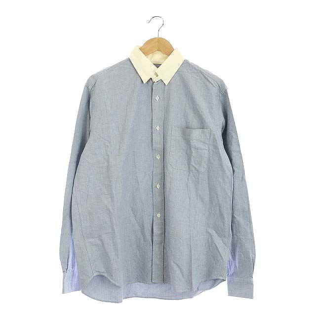 A.P.C(アーペーセー)のアーペーセー A.P.C. シャツ シャンブレー フランス製 長袖 1 青 白 メンズのトップス(シャツ)の商品写真