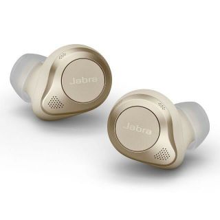 イヤホン　Jabra　Elite 85t　ベージュ(ヘッドフォン/イヤフォン)