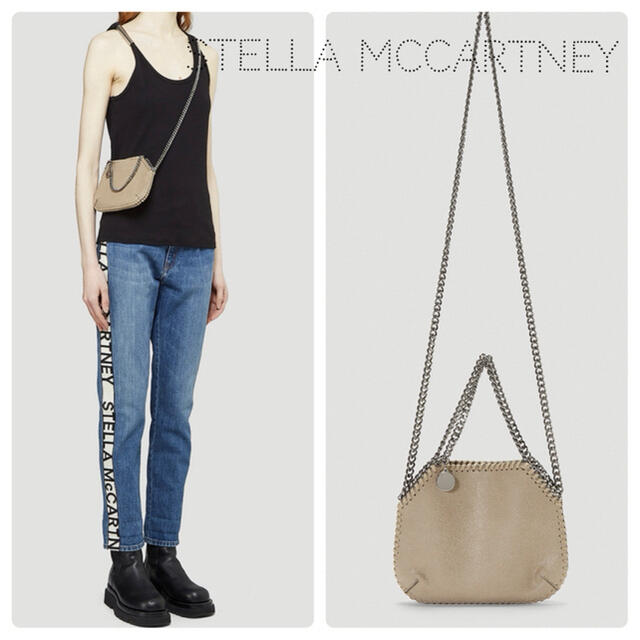 Stella McCartney(ステラマッカートニー)のステラSTELLA MCCARTNEYファラベラTiny Tote Bag美品 レディースのバッグ(ショルダーバッグ)の商品写真