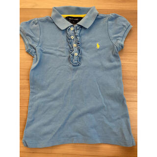 ラルフローレン(Ralph Lauren)のラルフローレン  5T 青　ブルー　フリル(Tシャツ/カットソー)