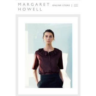 マーガレットハウエル(MARGARET HOWELL)のMARGARET HOWELL マーガレットハウエル フリル ブラウス (シャツ/ブラウス(半袖/袖なし))