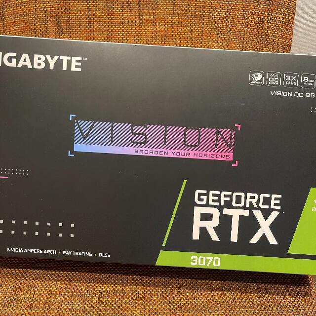 GIGABYTE GeForce RTX 3070 VISION OC 8GPC/タブレット