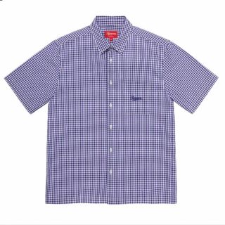 シュプリーム(Supreme)のsupreme  Gingham S/S Shirt  Navy(シャツ)