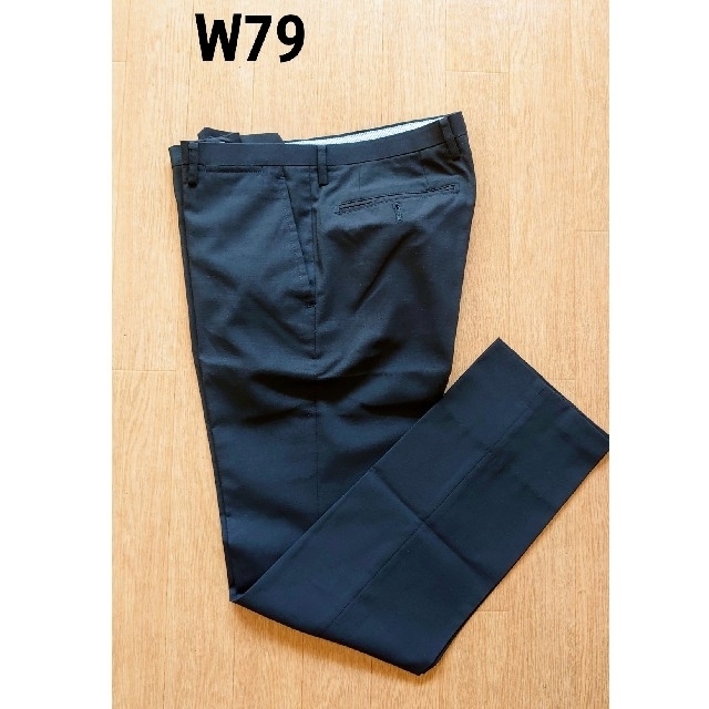 スラックス　紳士　春夏　ブラック メンズのパンツ(スラックス)の商品写真