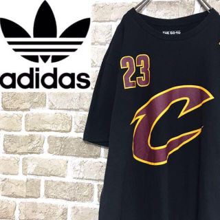 アディダス(adidas)の【アディダス】クリーブランド・キャバリアーズ半袖Tシャツ James 黒 NBA(Tシャツ/カットソー(半袖/袖なし))