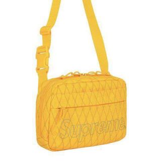 supreme 18AW shoulder bag yellow