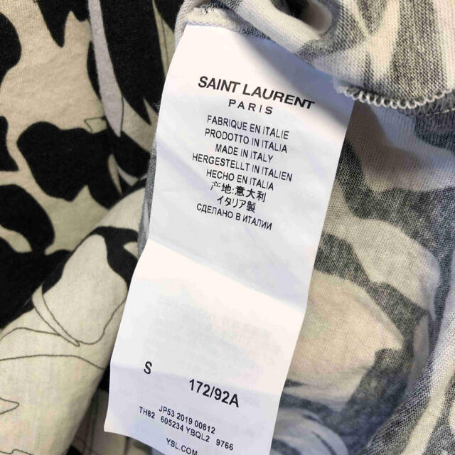 正規 登坂着 20SS Saint Laurent サンローランパリ Tシャツ 3