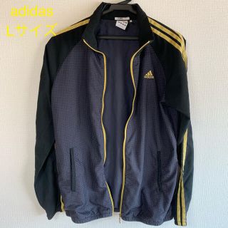 アディダス(adidas)のレディース　adidas アディダス  ウインドブレーカー  ジャージ　チェック(その他)