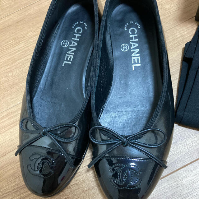 CHANEL(シャネル)のCHANEL フラットシューズ36 超美品 レディースの靴/シューズ(バレエシューズ)の商品写真