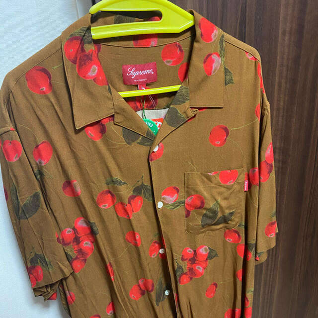 Supreme - Cherry Rayon S/S Shirt L