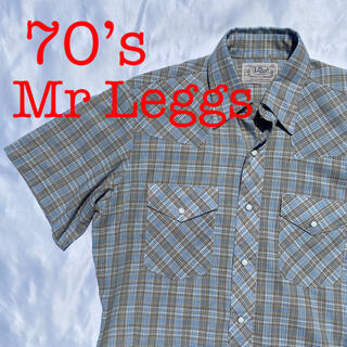 リー(Lee)の70’s Mr Leggs ウェスタンシャツ　半袖シャツ　ヴィンテージ　古着(シャツ)