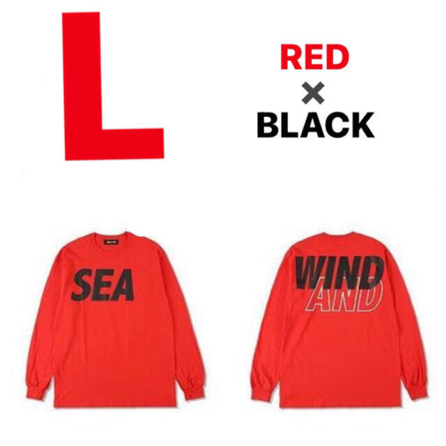 GDC(ジーディーシー)の【Lsize】wind and sea ロンT メンズのトップス(Tシャツ/カットソー(七分/長袖))の商品写真