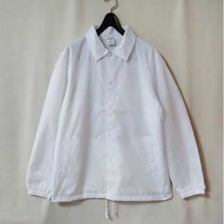 【新品】Print Star コーチジャケット（ホワイト）M(ナイロンジャケット)