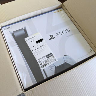 プレイステーション(PlayStation)のPlayStaion 5 光学ドライブ搭載(CFI-1000A01) 納品書有(家庭用ゲーム機本体)