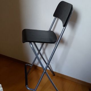 イケア(IKEA)のIKEA バースツール　黒　完成品(スツール)