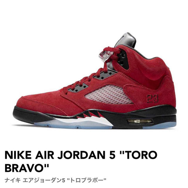 NIKE AIR ナイキ エアージョーダン5 レッド 26㎝