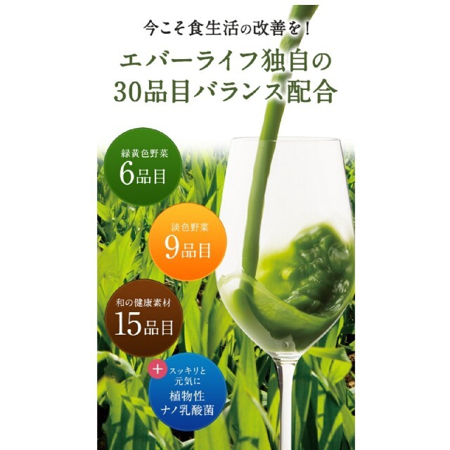 【3箱セット】エバーライフ 飲みごたえ野菜青汁 3箱セット 新品未開封