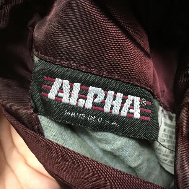 alpha(アルファ)のalpha ma-1 ジャケット メンズのジャケット/アウター(フライトジャケット)の商品写真