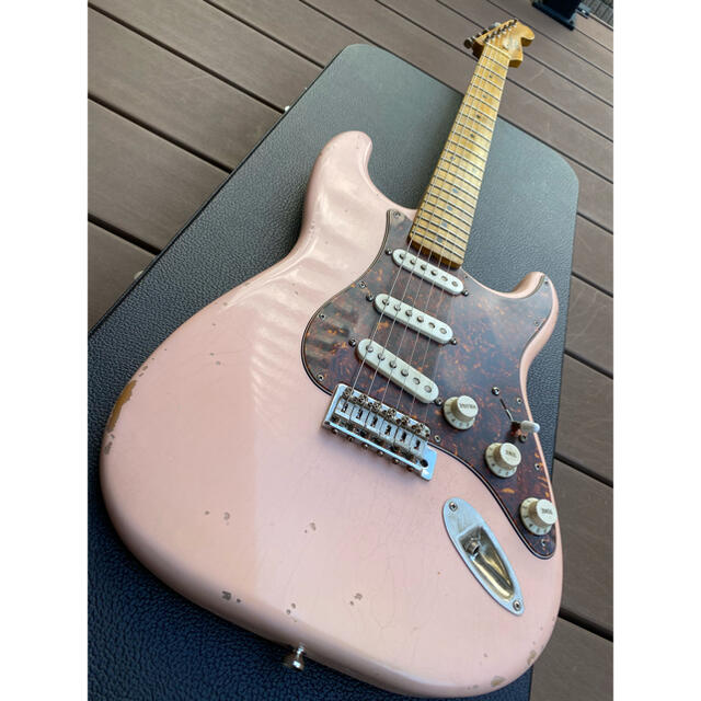 Rittenhouse Stratocaster Shell Pink Aged 楽器のギター(エレキギター)の商品写真
