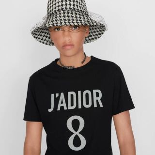 クリスチャンディオール(Christian Dior)のJ'ADIOR Tシャツ　ブラック　XS(Tシャツ(半袖/袖なし))