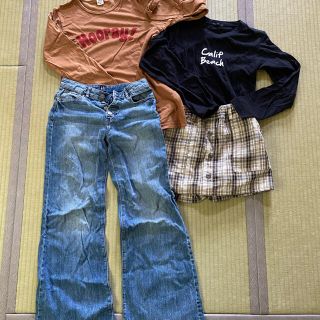 ギャップ(GAP)の160cm  女の子セット　GAP    グローバルワーク(Tシャツ/カットソー)