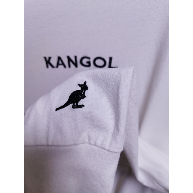 KANGOL(カンゴール)のトップス　ワンポイント　カンガルー　Kangol　ホワイト　白　オーバーサイズ レディースのトップス(トレーナー/スウェット)の商品写真