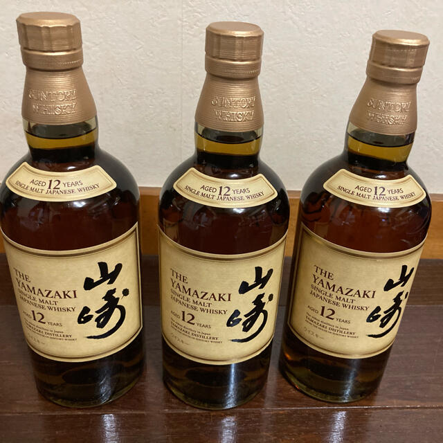 新品 サントリー山崎12年 箱なし 3本