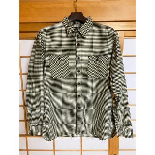 ダブルアールエル(RRL)のRRL 長袖チェックシャツ ネルシャツ XL(シャツ)