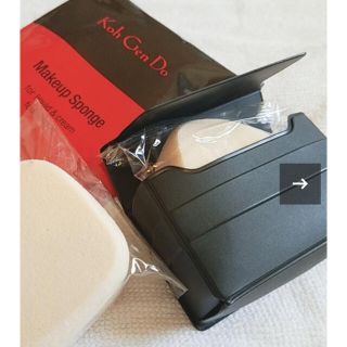 コウゲンドウ(江原道(KohGenDo))の江原道 メイクアップスポンジ 2個組(ケース付) 新品 (パフ・スポンジ)