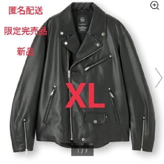 アンダーカバー(UNDERCOVER)の【限定完売品 新品】フェイクレザージャケットUNDERCOVER GU XL(ライダースジャケット)