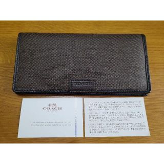 コーチ(COACH)のCOACH　コーチ　長財布　茶系(長財布)