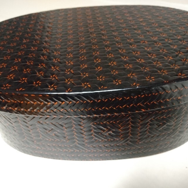未使用 籃胎漆器 楕円茶櫃(茶びつ) 伝統工芸品の通販 by いおいお